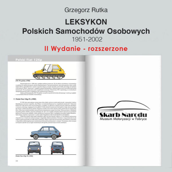 Leksykon Polskich Samochodów Osobowych 1951-2002 – Grzegorz Rutka - Wydanie II rozszerzone - Polski Fiat 126p