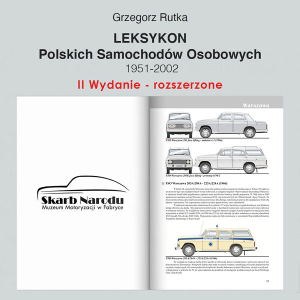 Leksykon Polskich Samochodów Osobowych 1951-2002 – Grzegorz Rutka - Wydanie II rozszerzone - FSO WARSZAWA