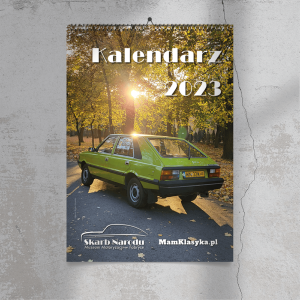 KALENDARZ 2023 z klasykami motoryzacji