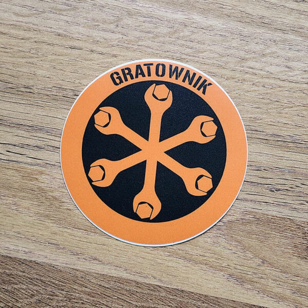 Naklejka, wlepa "Gratownik" Muzeum Skarb Narodu