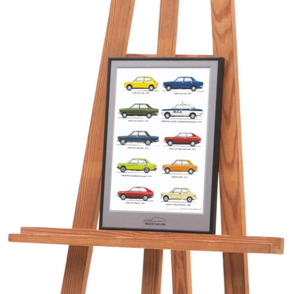 Plakat Polskie Fiaty - Muzeum Skarb Narodu